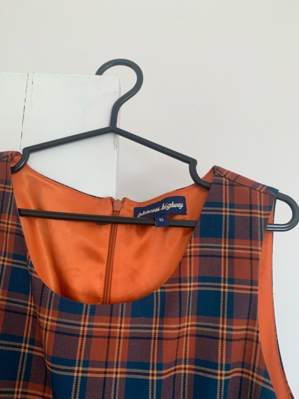 Princess Highway Check Pinafore - Picture 2 of 2